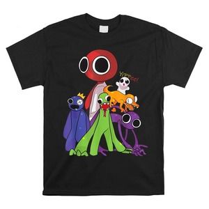 Rainbow Friends Blue Red Orange Green Shirt